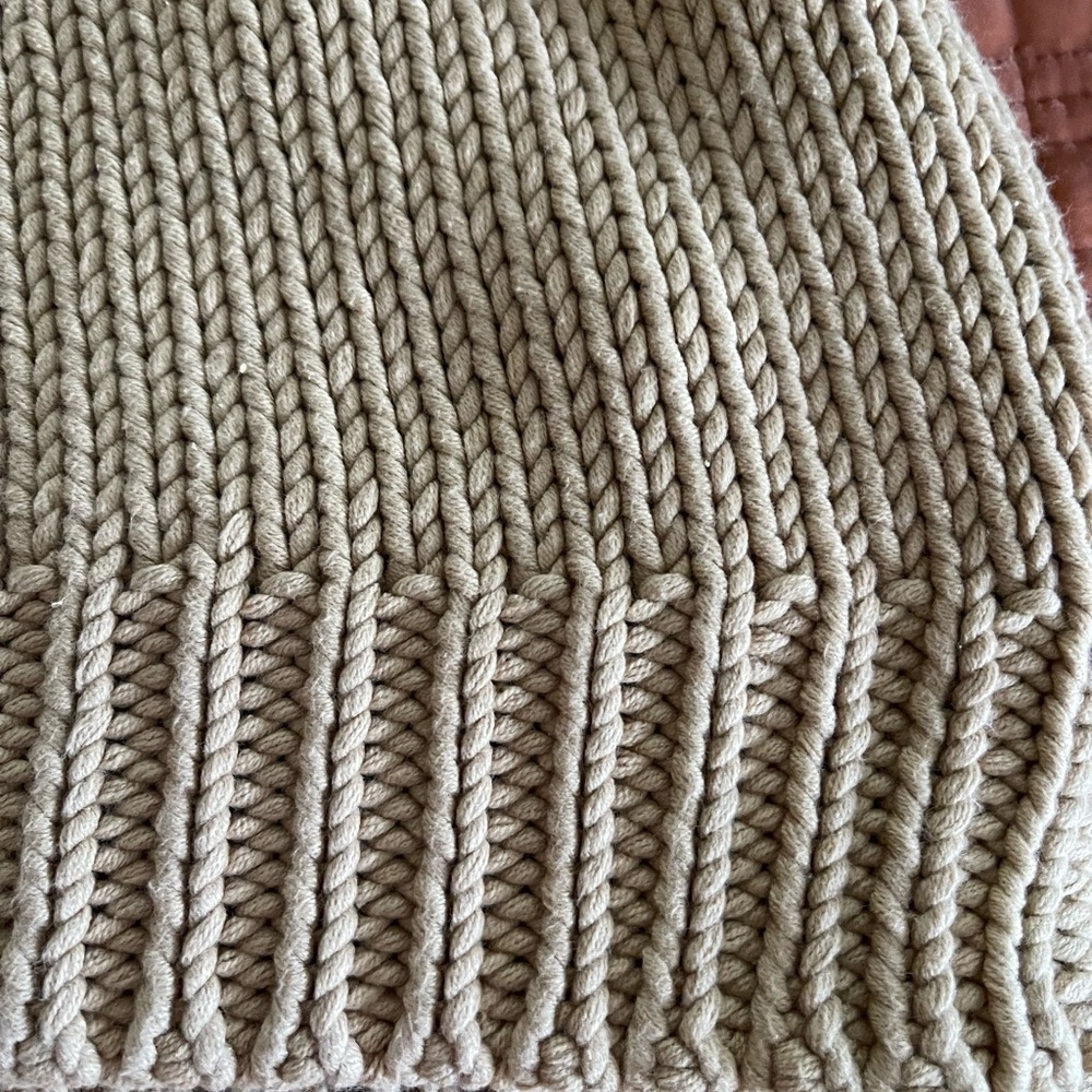 J. Crew Taupe Chunky Knit Sweater - Picture 5 of 6